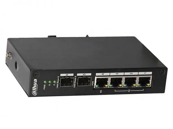 Dahua – 4 Kanal PoE Yönetilebilir Switch ( 3FE PoE +1GE PoE +2GE SFP )