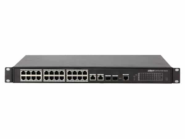 Dahua – 16 Kanal PoE Switch – 250 metre PoE iletimi (16FE PoE +2GE Combo